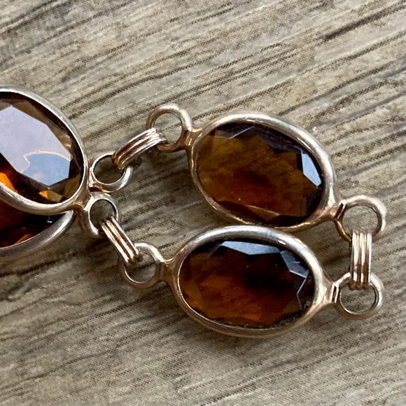 Vintage Topaz Beveled Bracelet Sarah Coventry - Picture 7 of 7